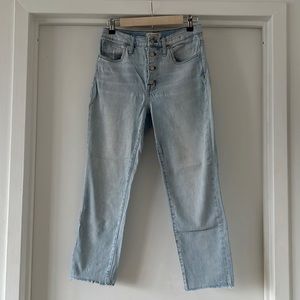 Madewell high-rise slim crop jean